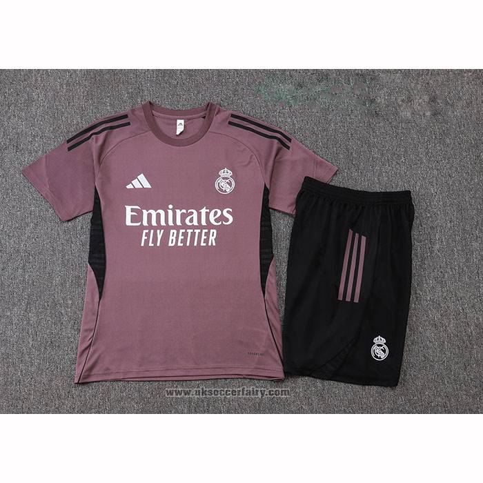 Tracksuit Real Madrid Short Sleeve 2025-2026 Purple - Shorts
